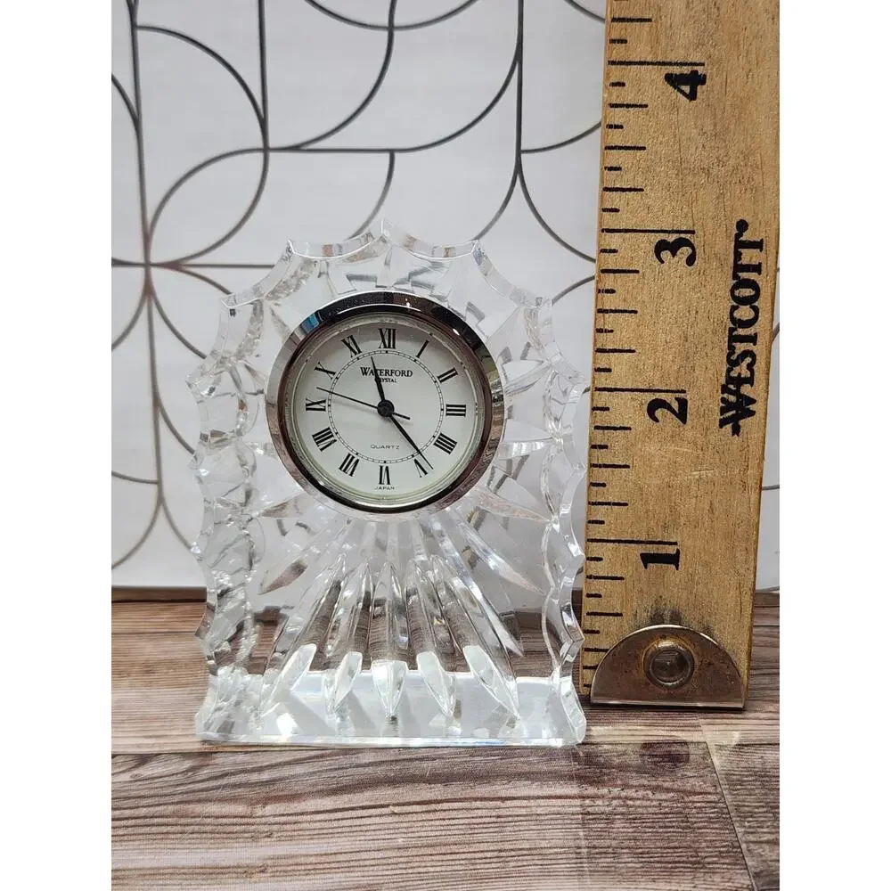 Waterford Crystal small fluted domed clock 3